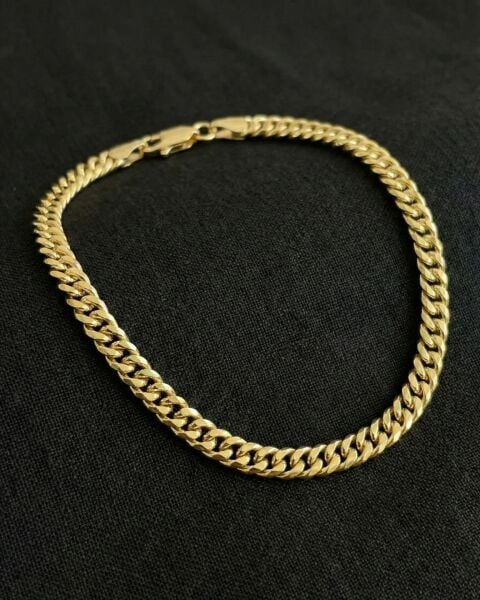 Unisex Masif Kalemli Bileklik 4mm