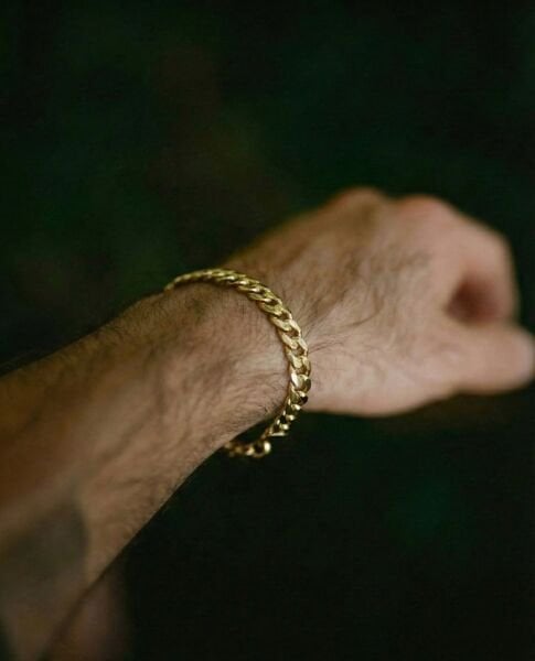 Unisex Masif Kalemli Bileklik 4mm