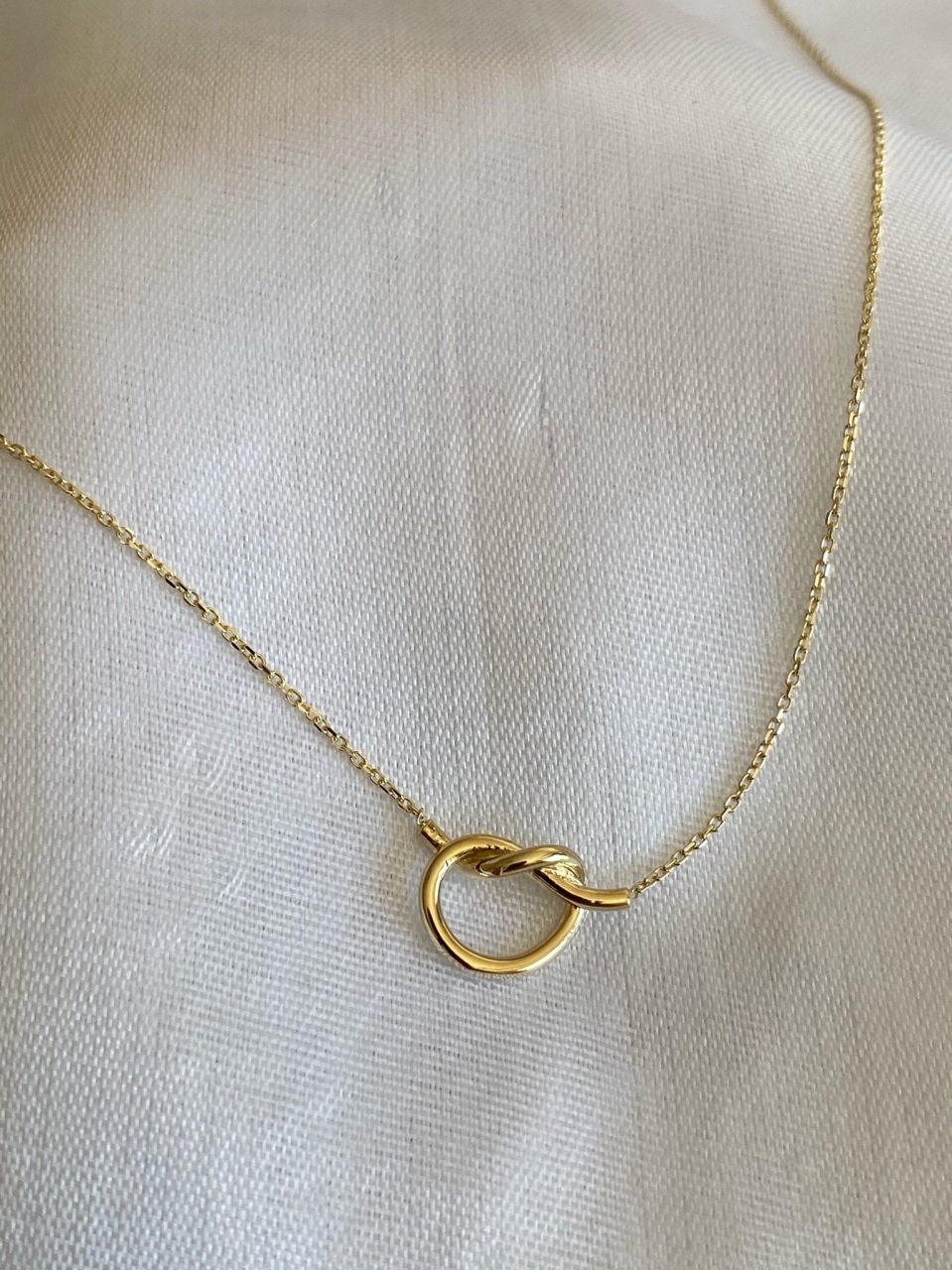 14 Kuyumculuk Aşk Düğümü Kolye