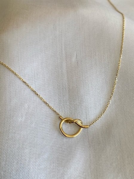 14 Kuyumculuk Aşk Düğümü Kolye