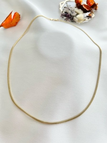 14 Kuyumculuk 2 mm Popcorn Zincir