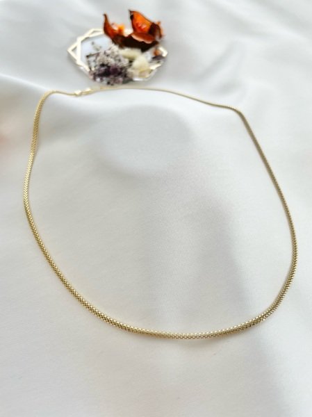 14 Kuyumculuk 2 mm Popcorn Zincir