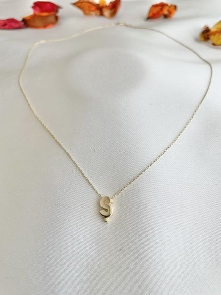 Taşsız Ş Harf Kolye