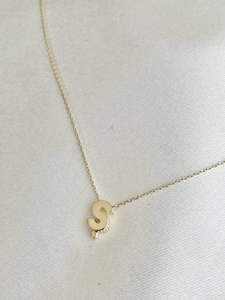 Taşsız Ş Harf Kolye
