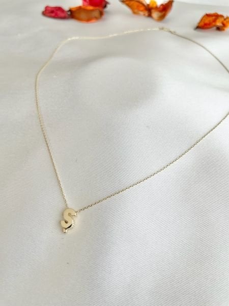 Taşsız Ş Harf Kolye