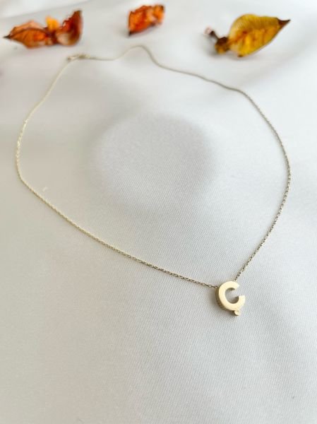 Taşsız Ç Harf Kolye